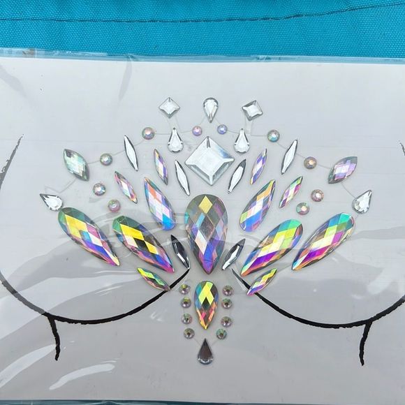 Private Label Other - Hot Body Jewels High Quality Sticker Tattoos- Actual Gems